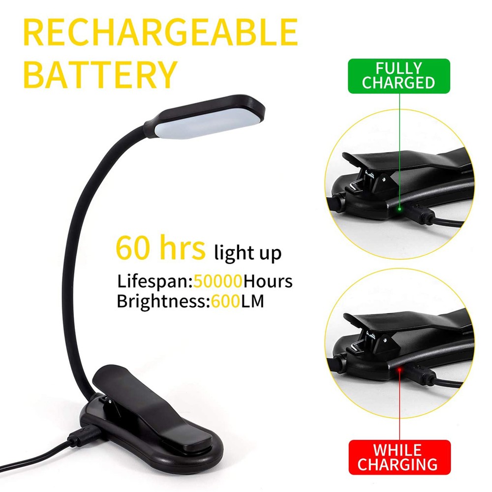 LED Book Light USB Rechargeabl - Photography Lighting Book ulasan dan harga