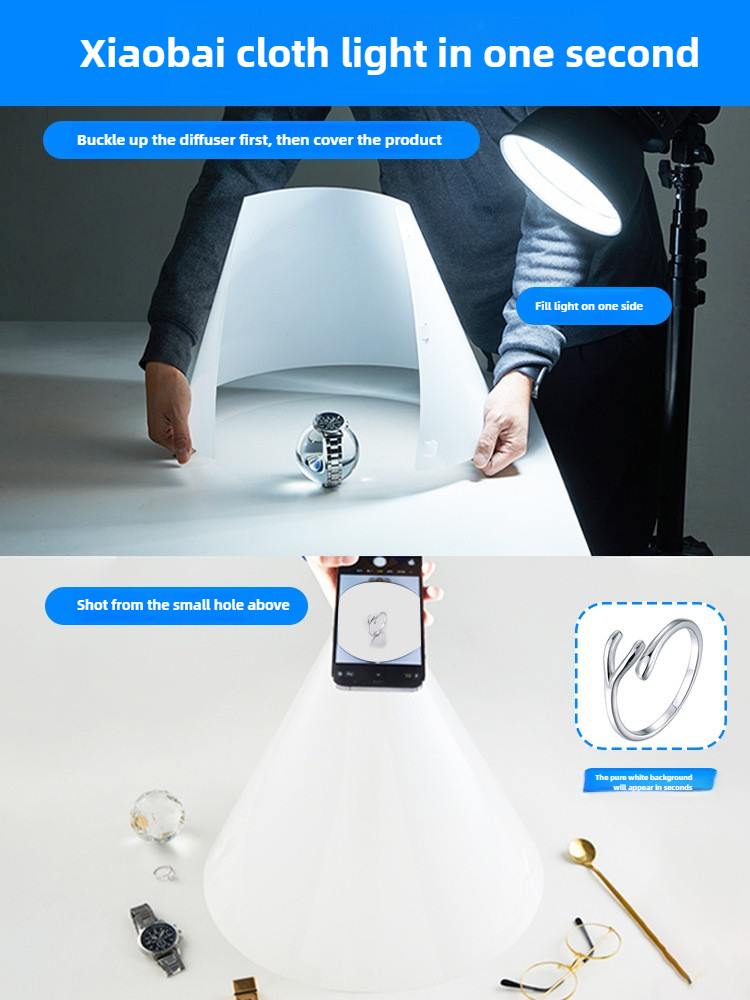 Light Cone Photo Flash Diffuse - Photography Lighting Diffuser ulasan dan harga
