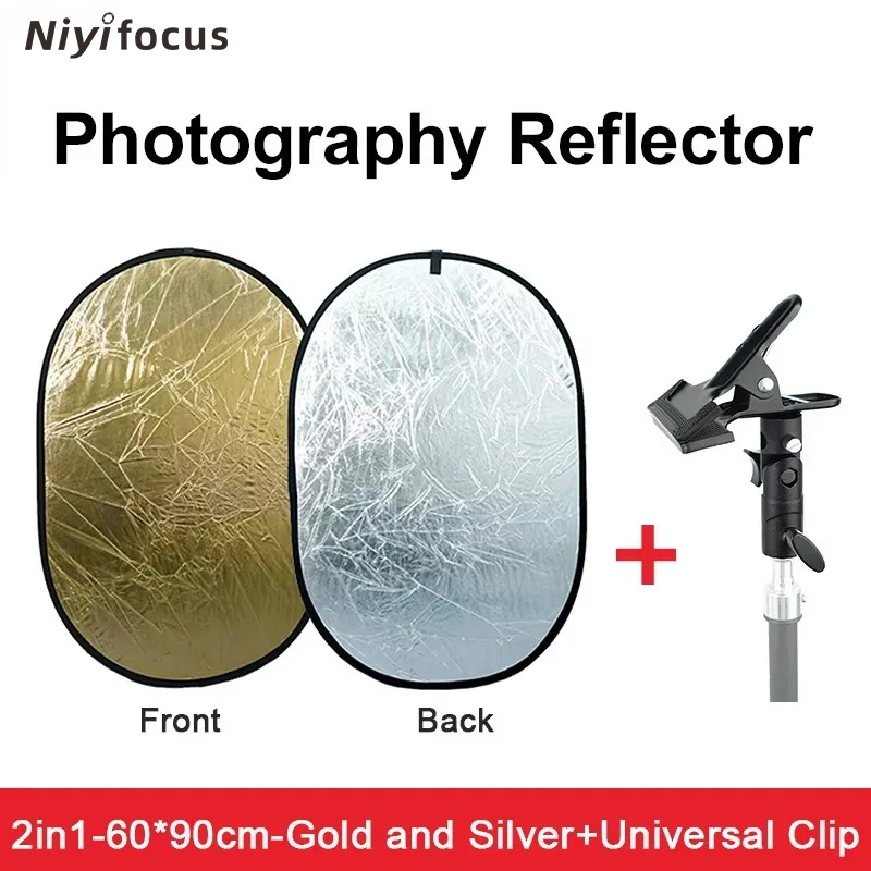 2in1 Round Portable Reflector  - Photography Lighting Diffuser ulasan dan harga