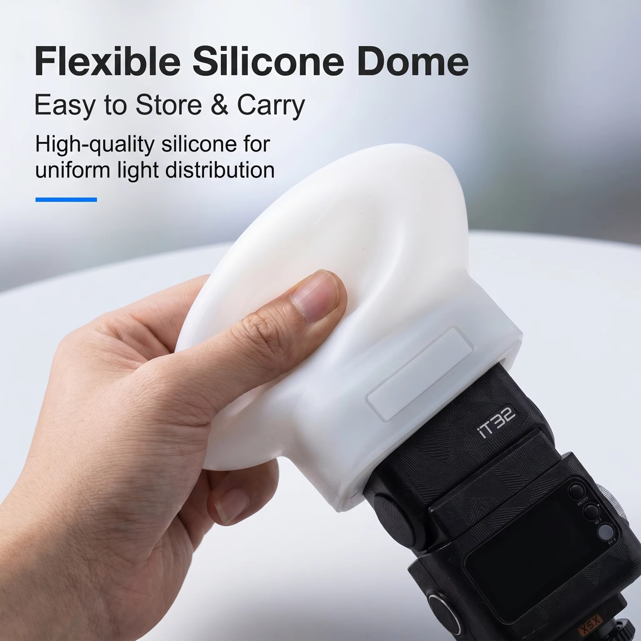 Silicone Flash Diffuser Cover  - Photography Lighting Diffuser ulasan dan harga