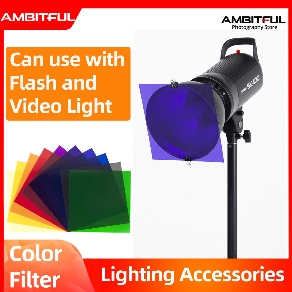 Studio Light Color Filter 30*3 - Photography Lighting Set ulasan dan harga