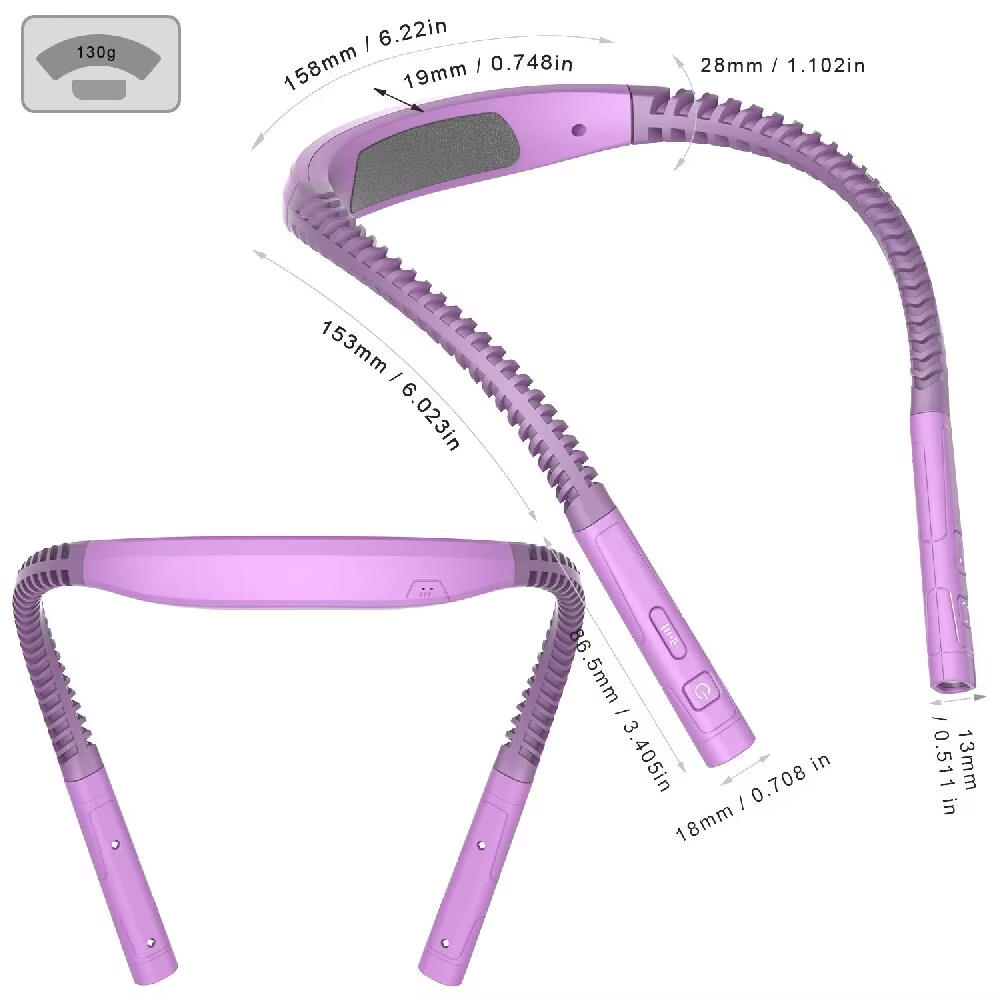 LED Neck Reading Lights Rechar - Photography Lighting Book ulasan dan harga