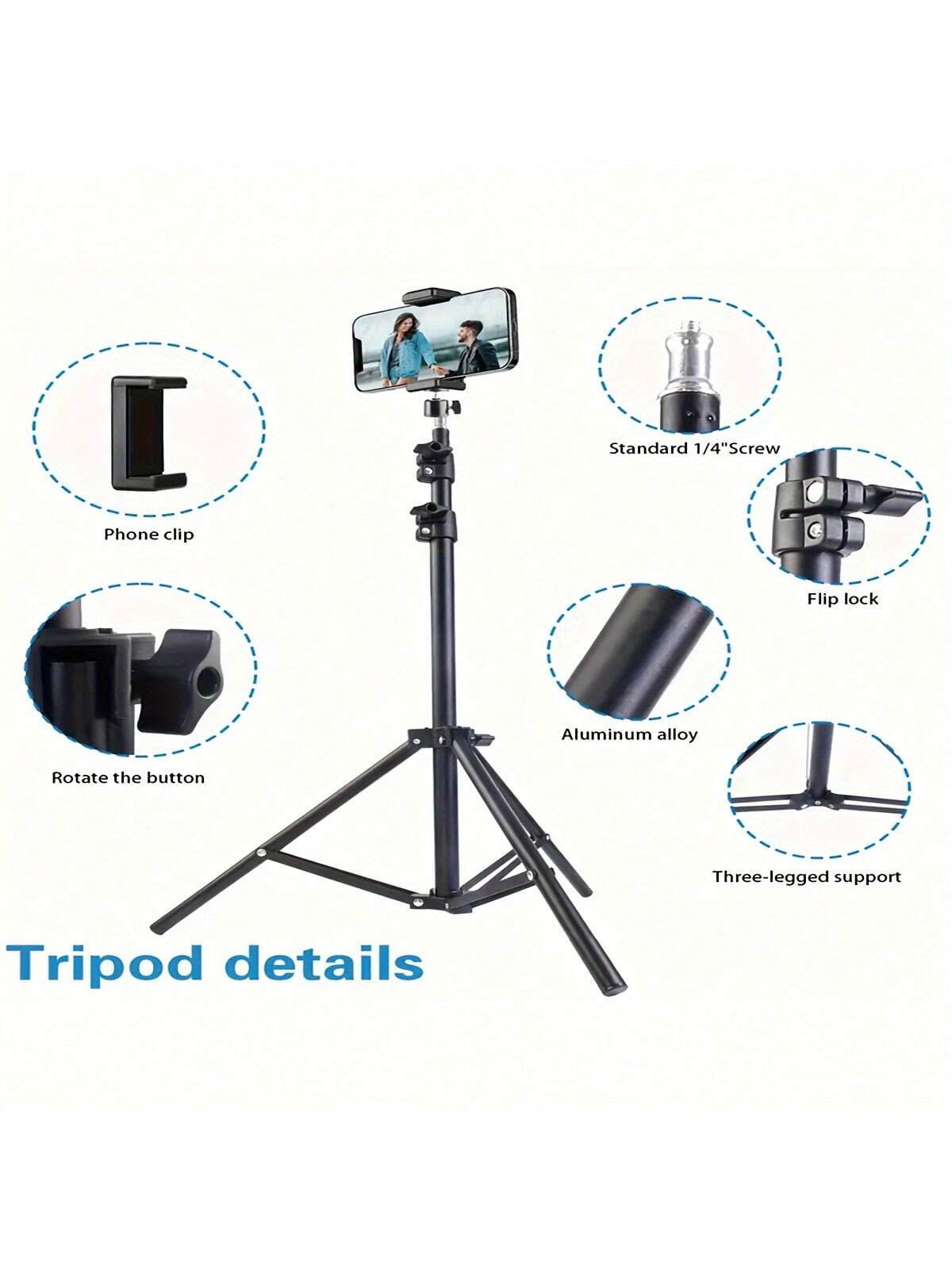 1pc 43.31inch Floor-standing T - Photography Mobile Lighting ulasan dan harga