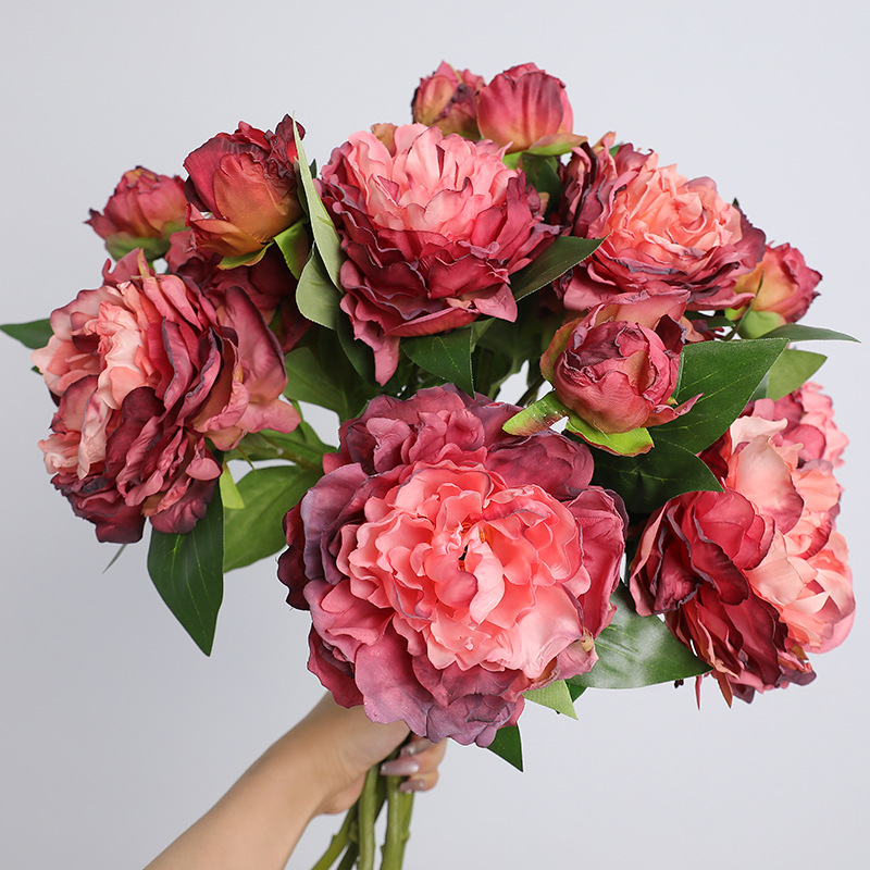 1PC Retro 2 Head Peony Simulat - Photography Lighting Simulator Free ulasan dan harga