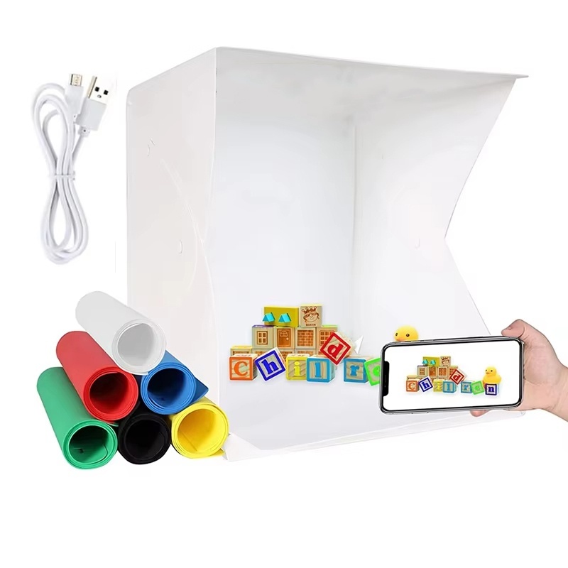 Folding Lightbox Portable Phot - Photography Lighting Meter ulasan dan harga