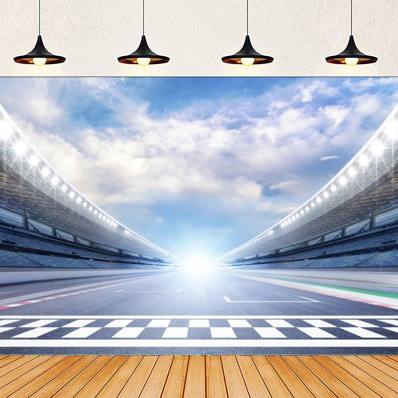Racing Car Photography Backdro - Photography Lighting And Background ulasan dan harga