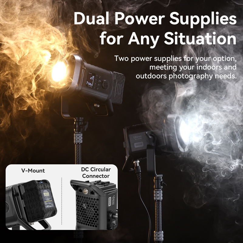 Ulanzi VL-200Bi 200W Bi-Color  - Photography Lighting Home ulasan dan harga