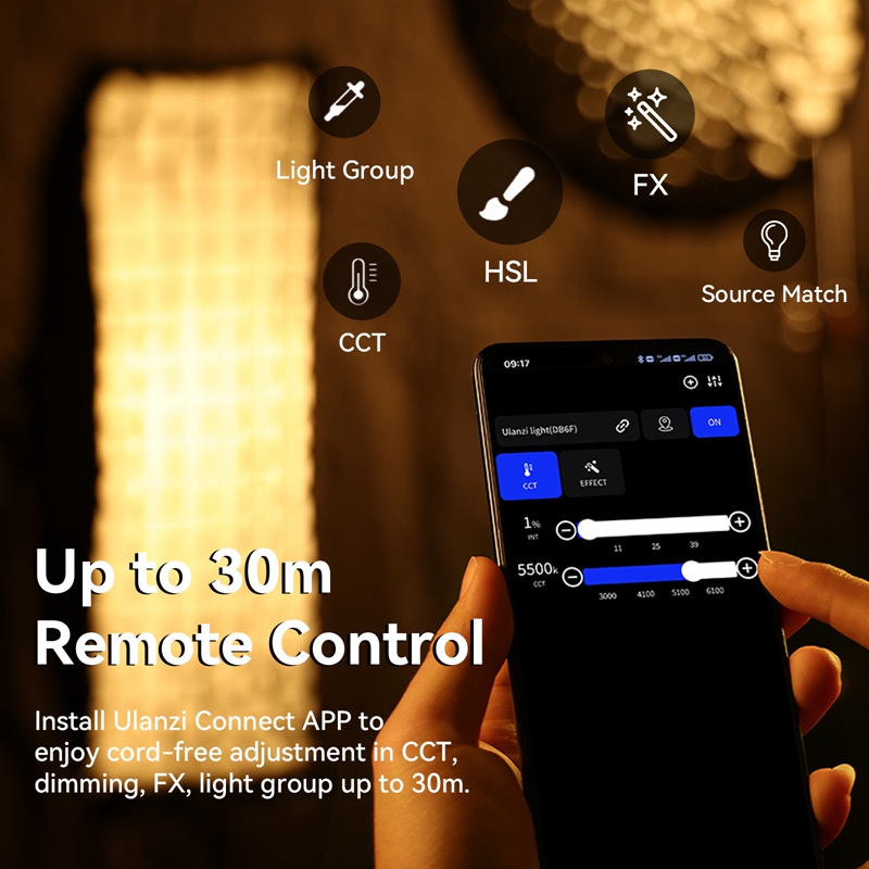 Ulanzi VL-200Bi 200W Bi-Color  - Photography Lighting Home ulasan dan harga