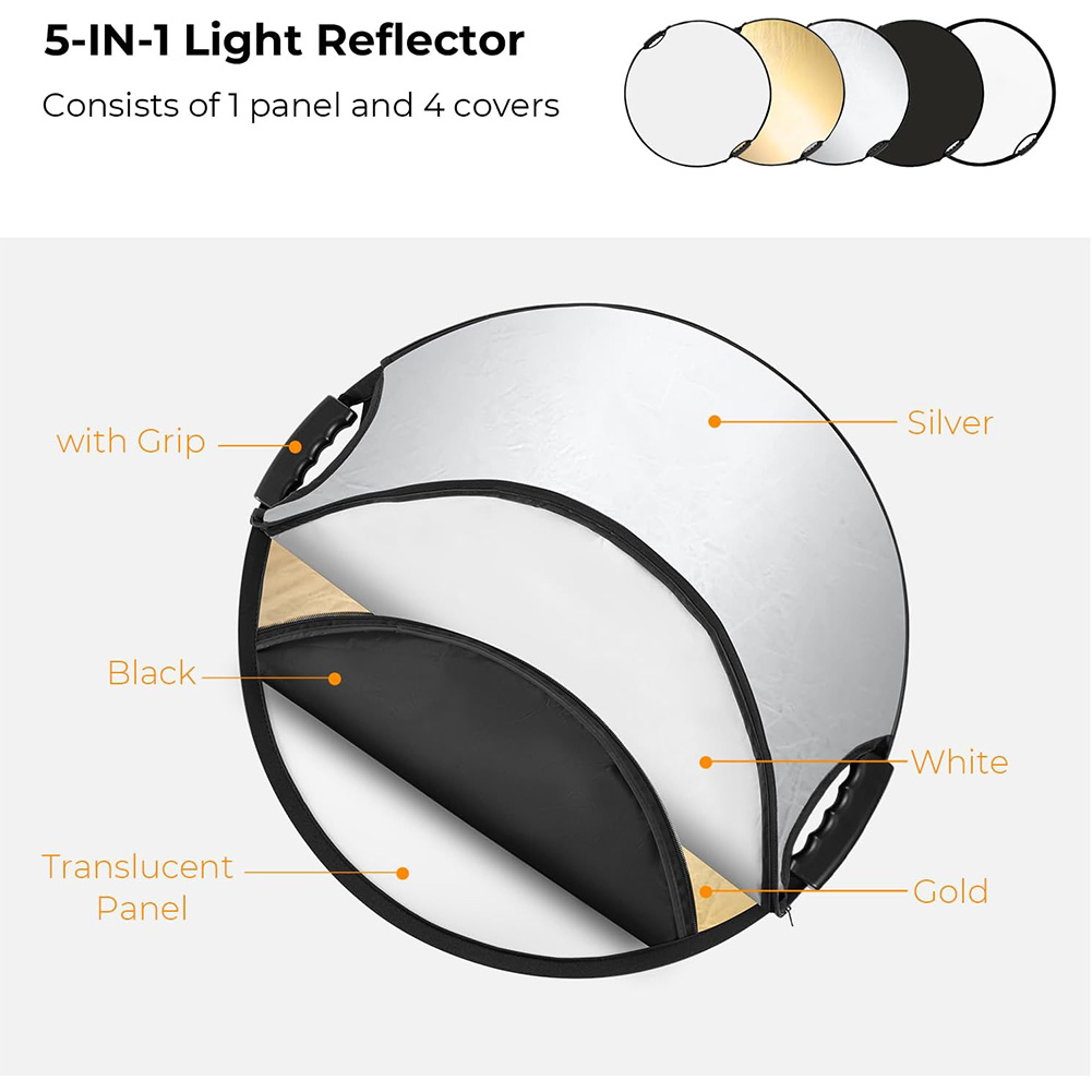 MYOBO Reflector Photography Co - Photography Lighting Meter ulasan dan harga