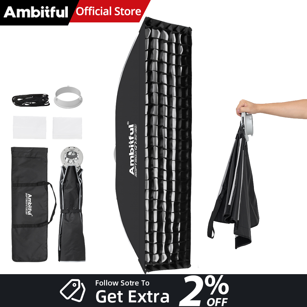 AMBITFUL Q7-II 30*120cm Bowens - Photography Lighting Box ulasan dan harga
