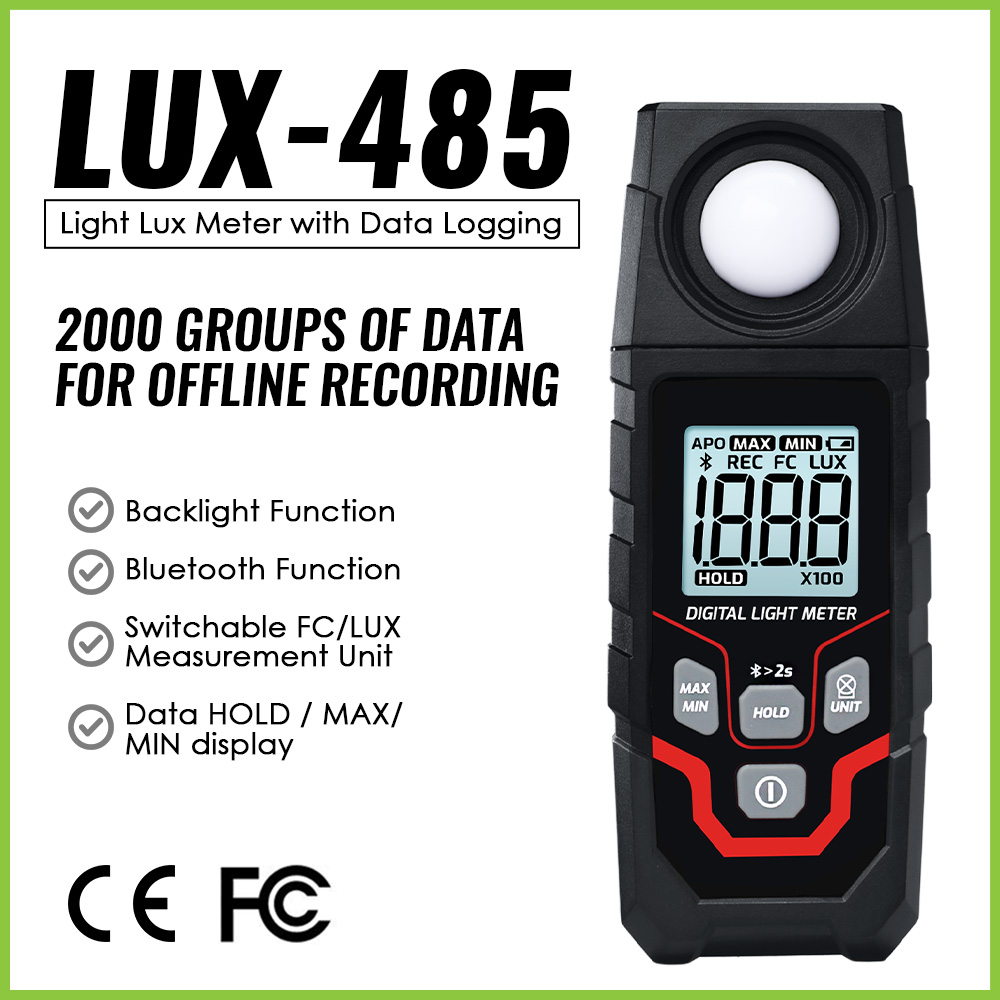 Bluetooth Digital Lux Meter w/ - Photography Lighting Meter ulasan dan harga