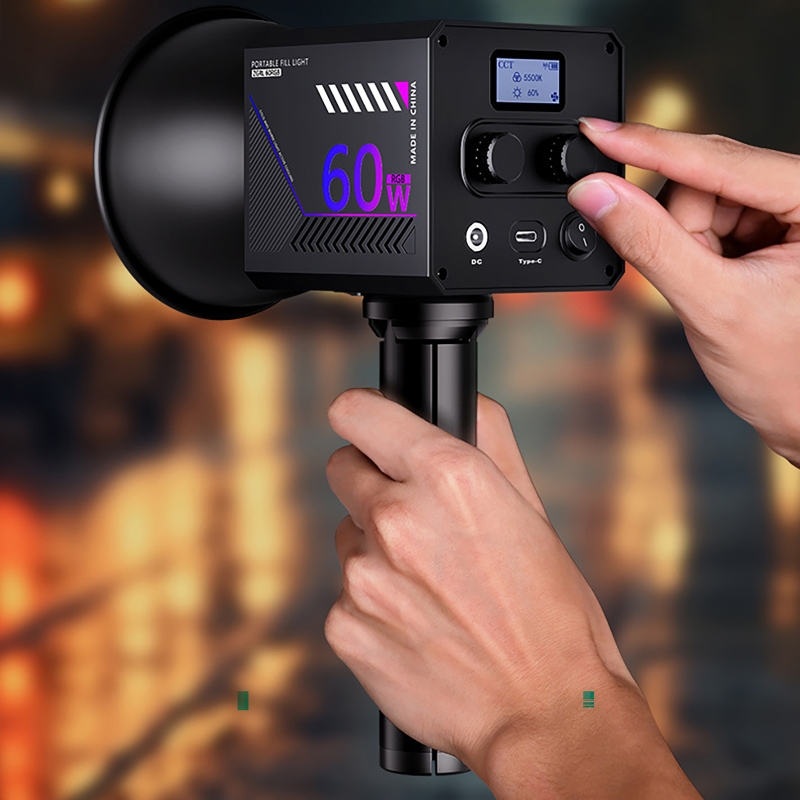 60W RGB Video Light Portable L - Photography Lighting And Background ulasan dan harga