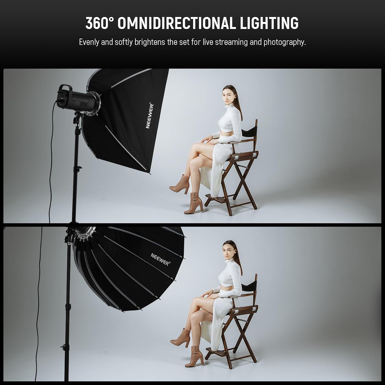 Parabolic Softbox with Bowens  - Photography Lighting Diffuser ulasan dan harga