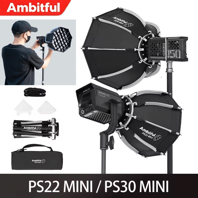 Ambitful PS22 PS30 Softbox Min - Photography And Videography Lighting ulasan dan harga
