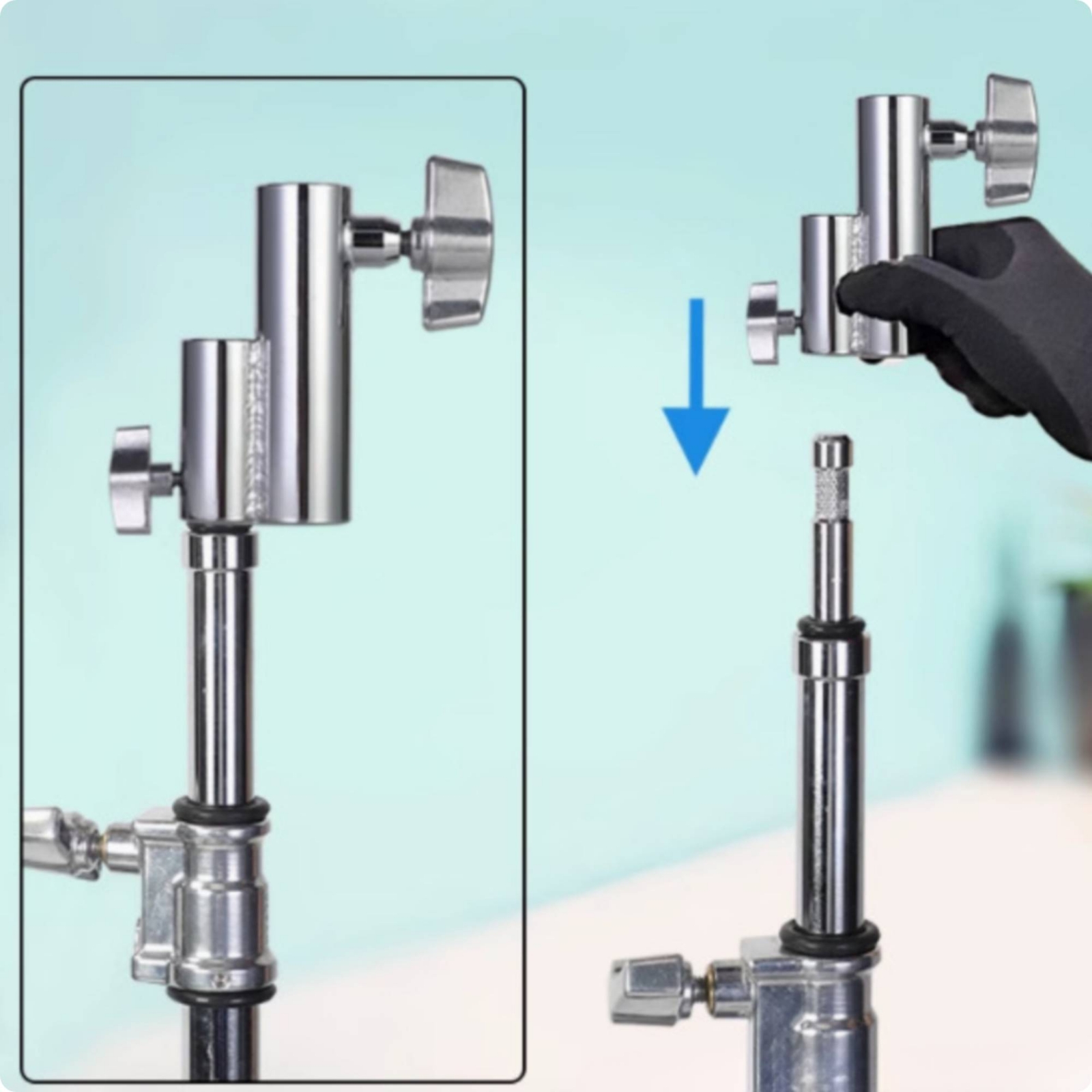 Lighting Adapter Machined Meta - Photography Lighting For Studio ulasan dan harga