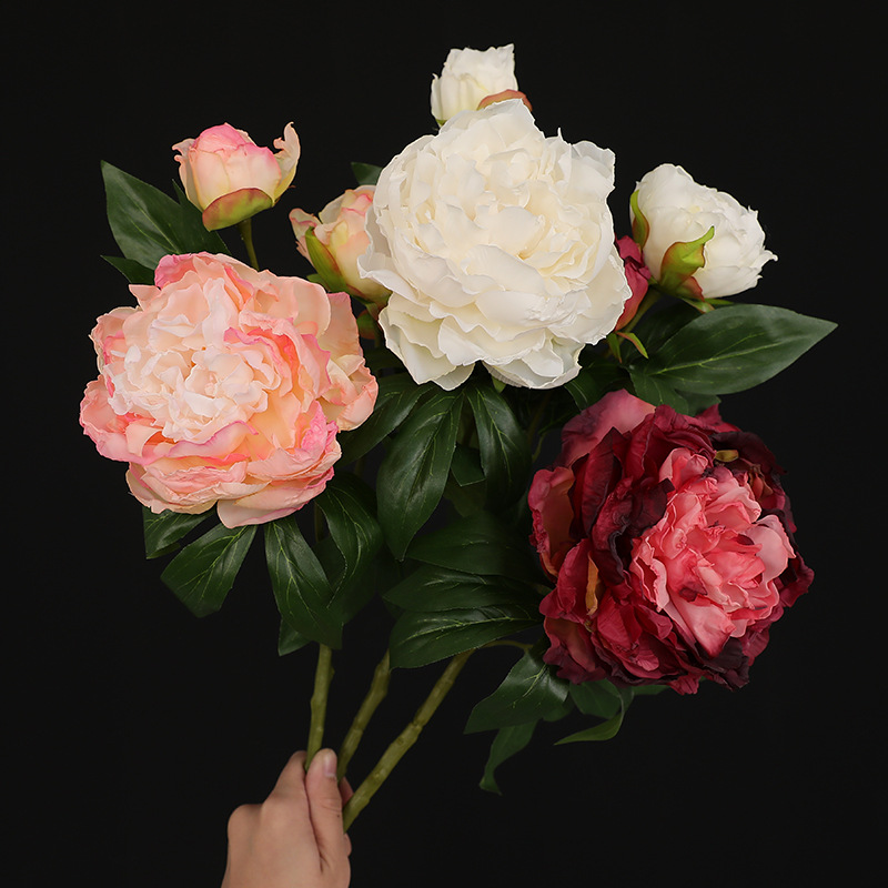 1PC Retro 2 Head Peony Simulat - Photography Lighting Simulator Free ulasan dan harga