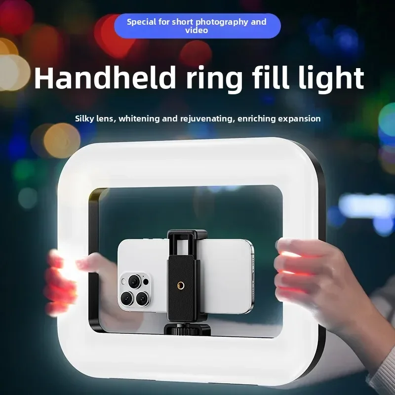 Portable Handheld Ring LED Lig - Photography Mobile Lighting ulasan dan harga