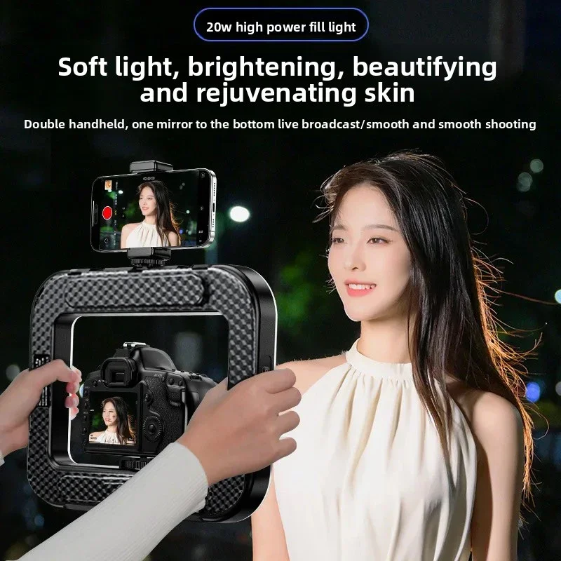 Portable Handheld Ring LED Lig - Photography Mobile Lighting ulasan dan harga