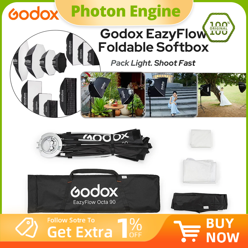 Godox EazyFlow series Foldable - Photography Lighting Diffuser ulasan dan harga