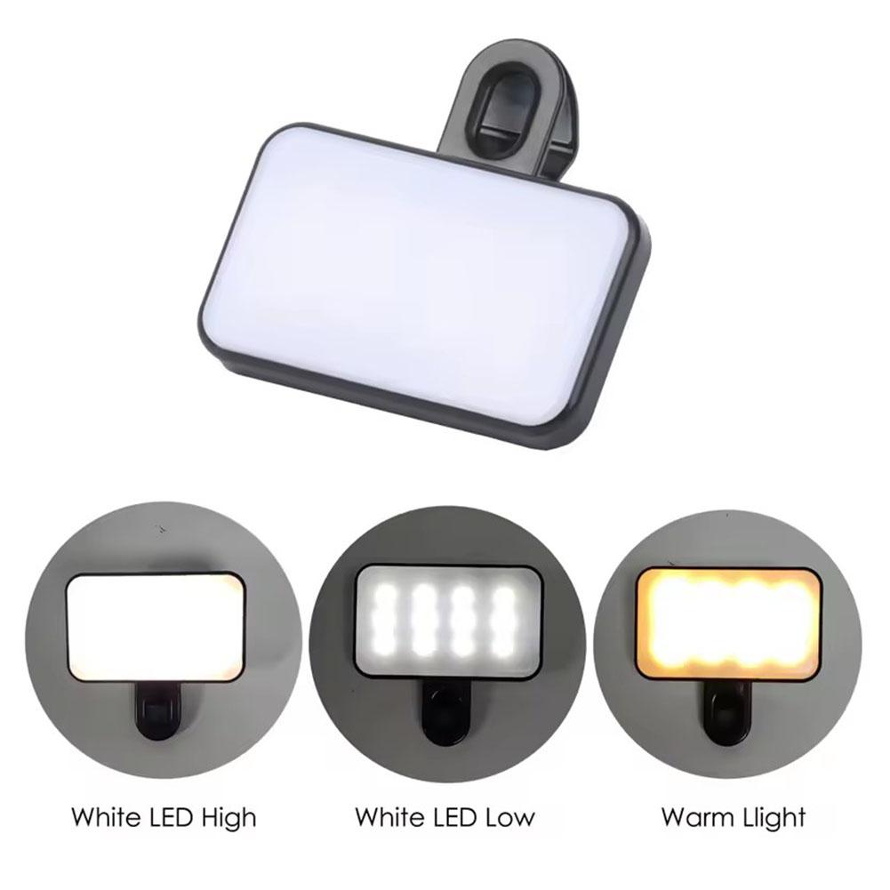 Mini LED Selfie Light 3 Color  - Photography Lighting And Background ulasan dan harga