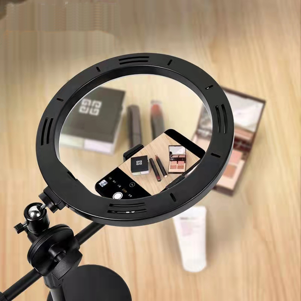 Overhead Tripod with Ring Ligh - Photography Mobile Lighting ulasan dan harga